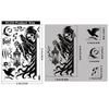 Halloween sticker black horror atmosphere death glass sticker mall window scene arrangement bat static sticker