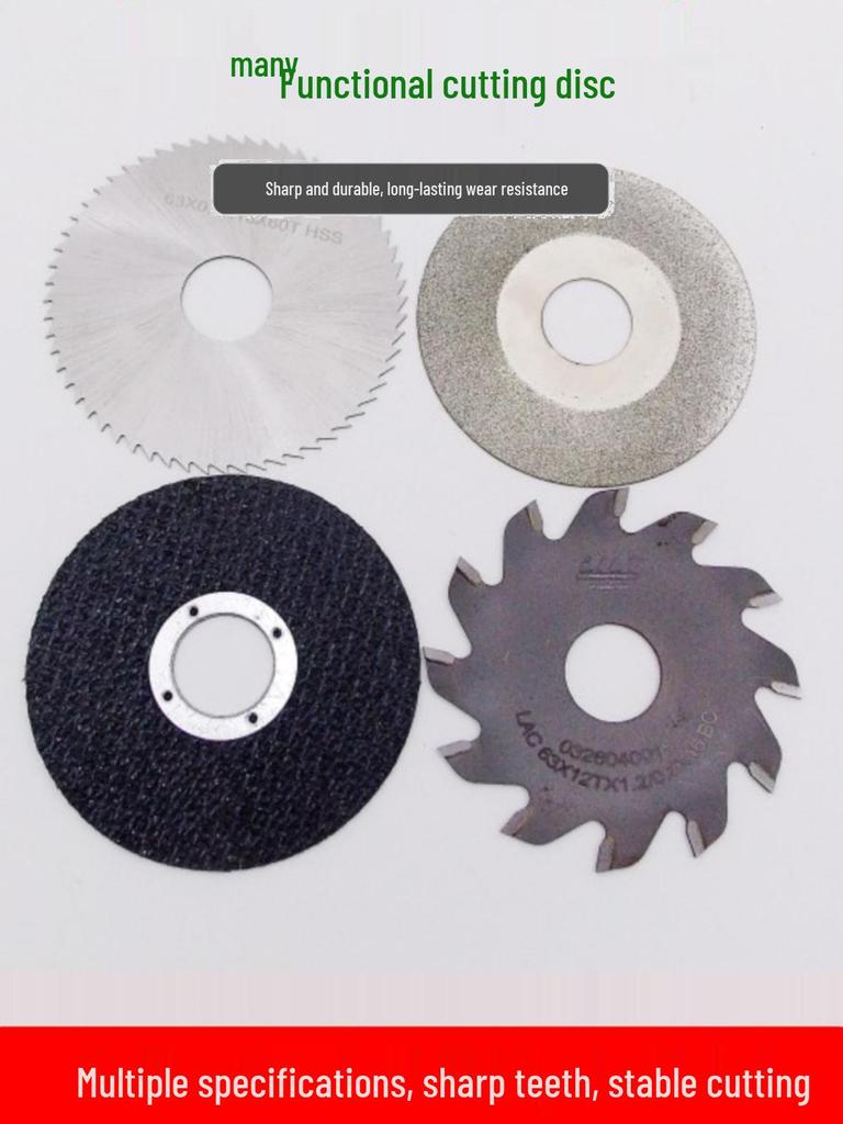 2.5" Alloy HSS High-Speed Steel Saw Blade Resin Diamond Grinding Wheel for Multifunctional Cutting