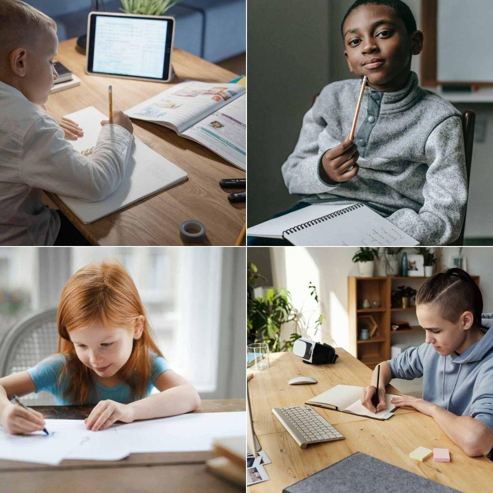 6 STÜCKE Tragbare Bleistiftgriffe Ergonomische Schreibhilfe für Kinder Handschrift