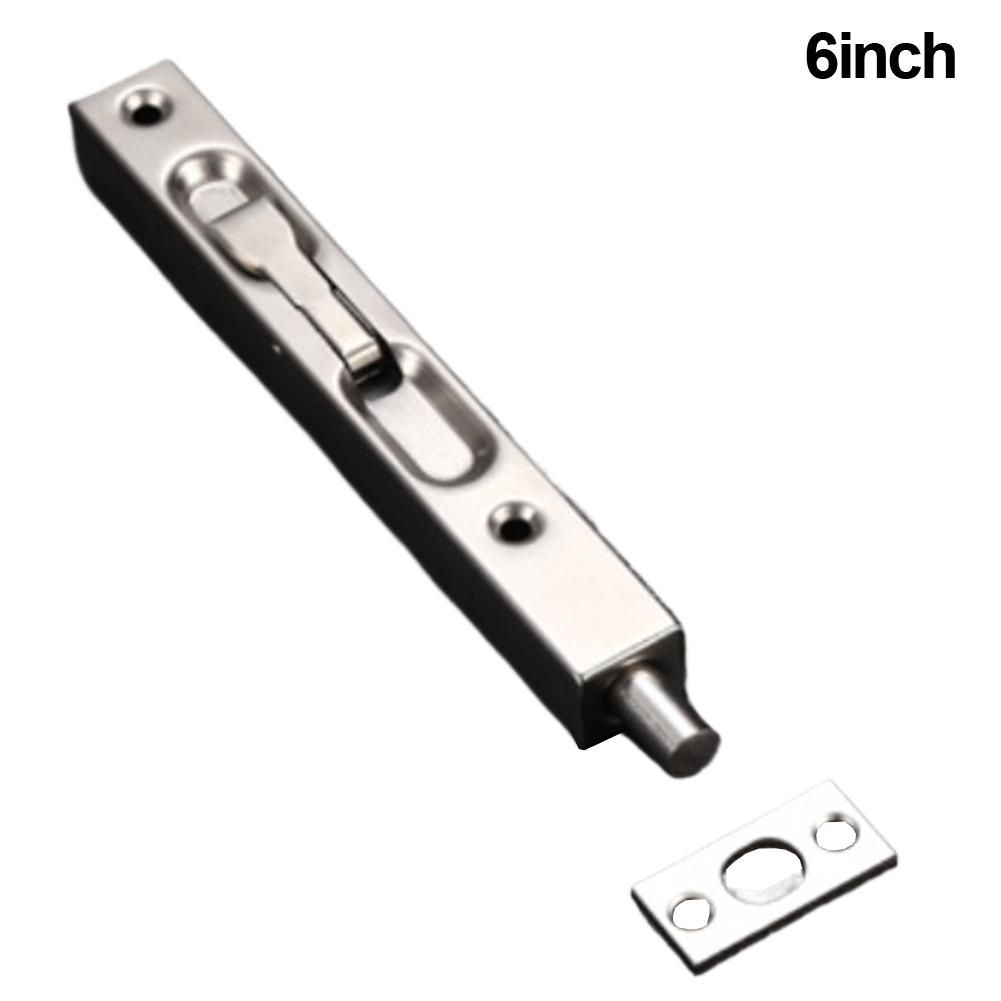 

6 Inch Door Bolt Stainless Steel Door Bolt For Added Security Dust-proof Long-lasting Performance For Home Security