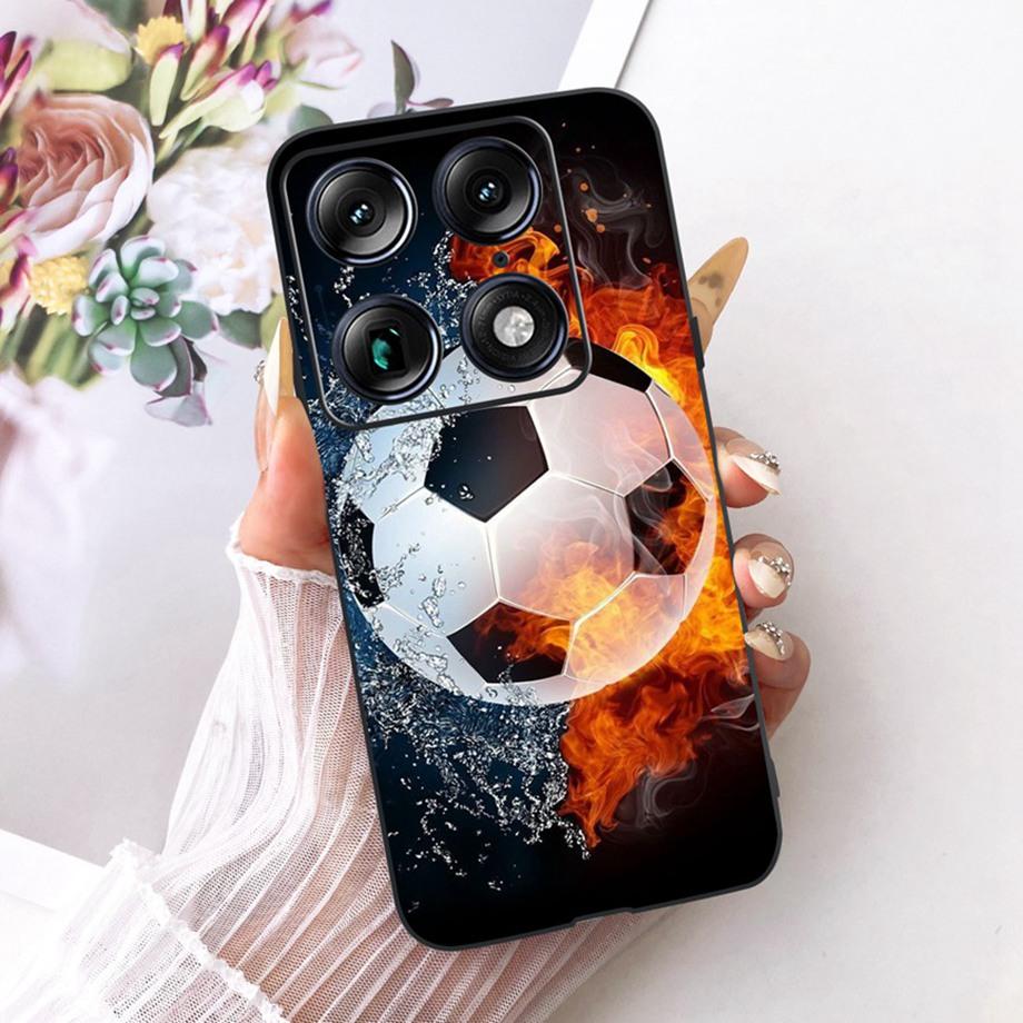 Flower Cartoon Fashion Design Phone Case For Motorola Signature Moto X70 Air Pro 5G Funda Soft Silicone Shockproof Back Cover