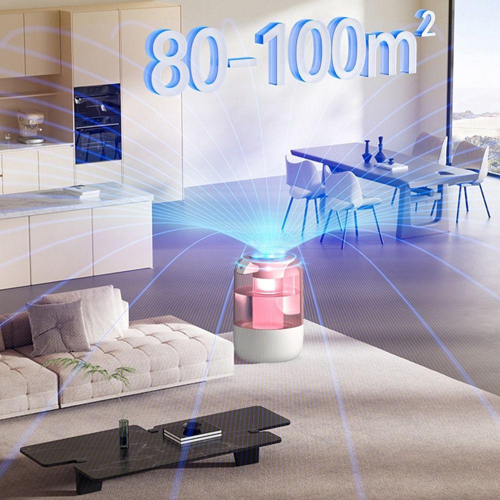Adjustable Mist Desktop Fogger Colorful Night Light LED Mist Maker Mist Air Purifier  Home Use