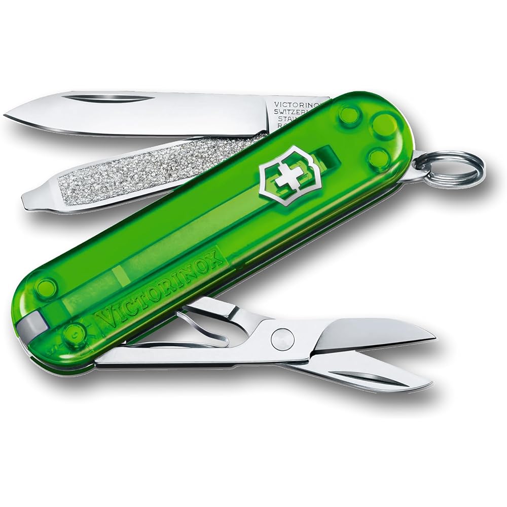 Victorinox Classic SD Swiss Army Knife Green Tea 7 Functions Compact Multi-Tool