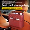 Cross-border Car Seat Organizer with Cup Holder & Suede Multi-Grid Storage