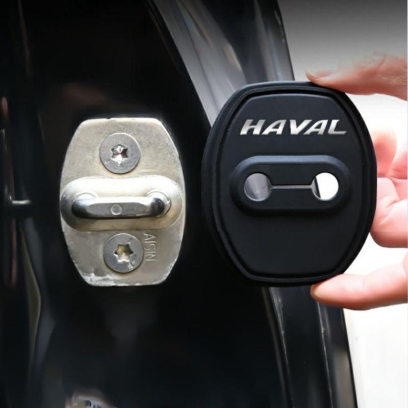 4pcs Car Door Closing Sound Deadener Damper Antirust Protective Covers for Haval H6 H9 H2 M6 Cool Dog Plus Jolion F7X H6-Coupe