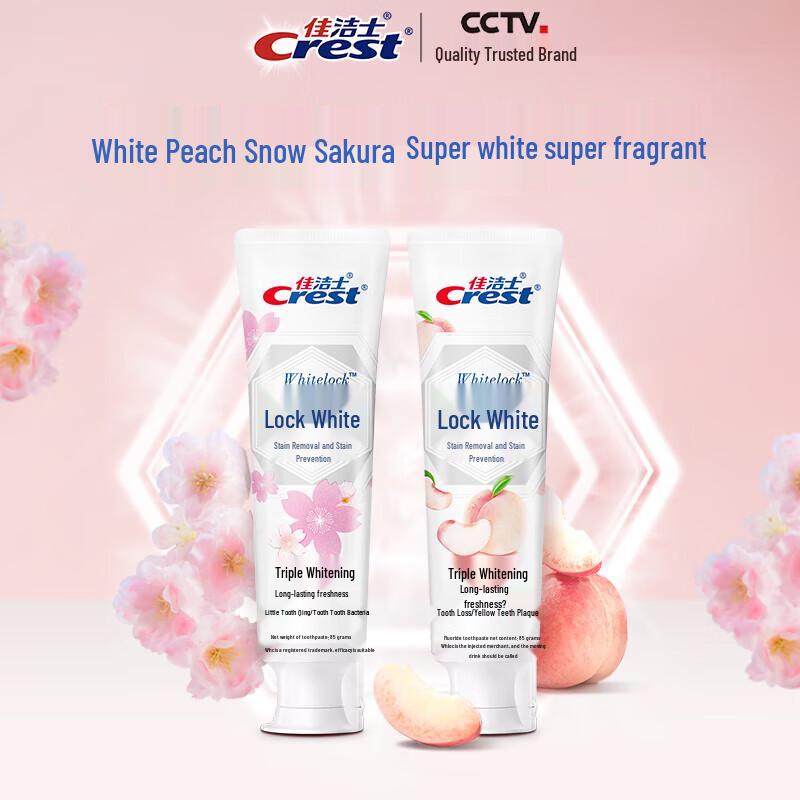 

Crest Whitening Toothpaste White Peach & Cherry Blossom