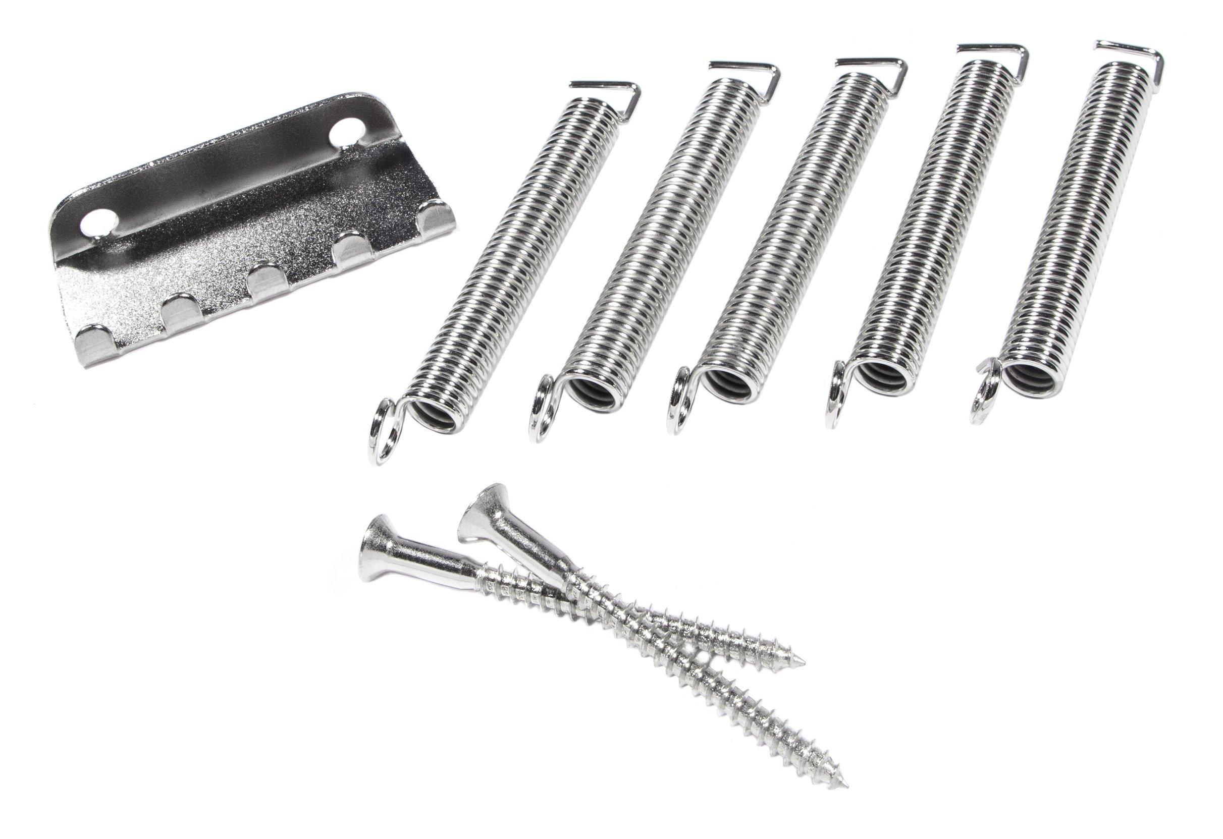 

Детали крыла Fender PURE VINTAGE STRATOCASTER TREMOLO SPRINGCLAW KIT CHROME