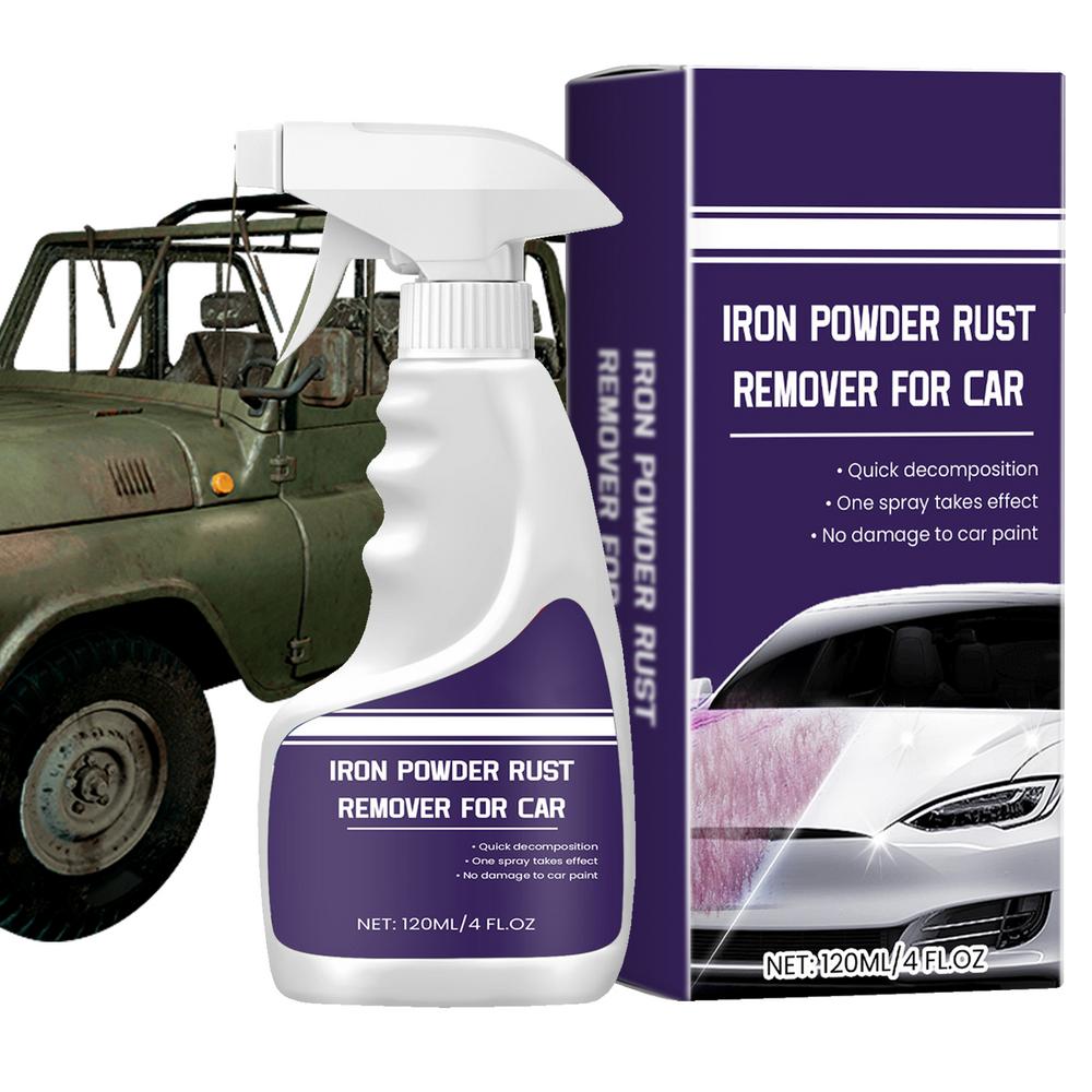 Rust Removal Spray Powerful Rust Stain Remover Iron Remover Spray Effective Iron Rust Remover Metal Rust Remover For Most