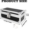 Lockable Cash Box, Aluminium Alloy Money Box for Cash, Money Holder, Cash Organizer, Single Row Currency Tray, Money Storage Box