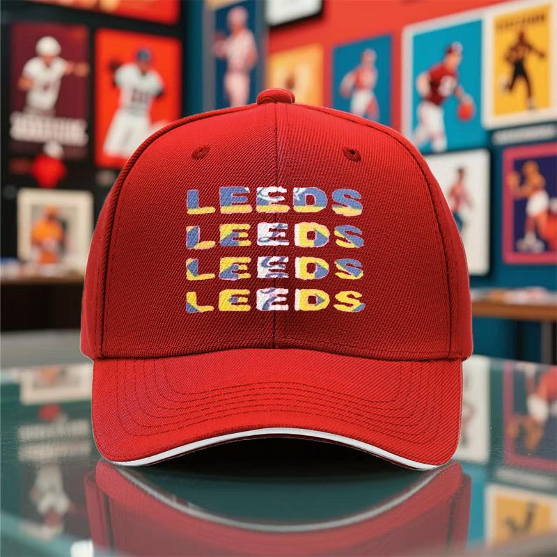 

1pc of The New 2025 Summer And Autumn Unisex Lightweight Baseball Cap with Leeds ColorBlock PrintingAppropriate for Any Season One Size