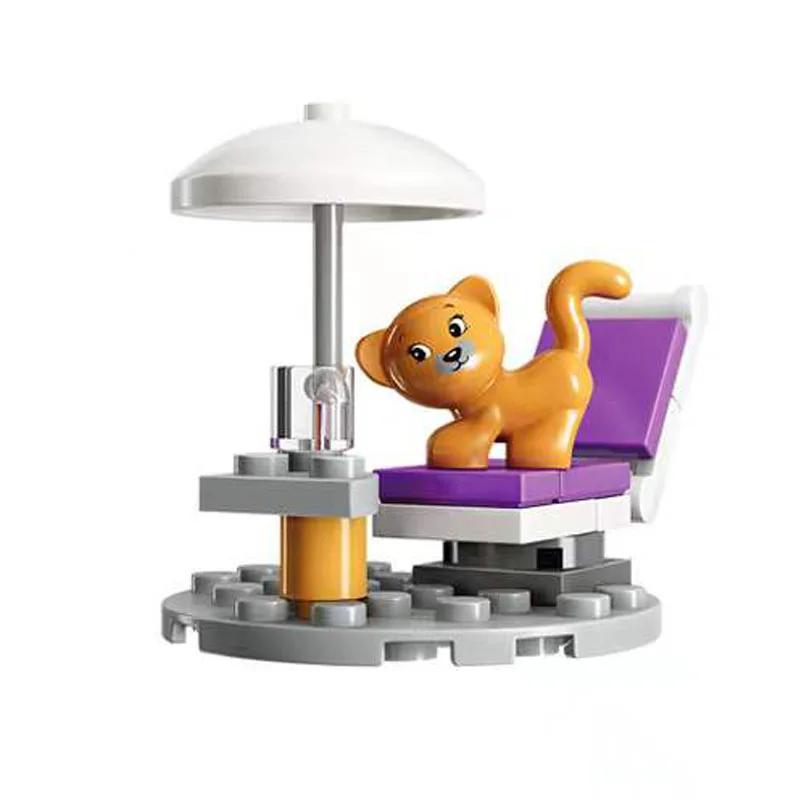 2 IN 1 SLUBAN Girl Royal Carriage Wagon Model Building Blocks Enlighten Action Figure Toys For Children