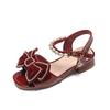 Girls sandals 2025 summer new Korean version of medium and small children girl baby soft sole non-slip sandals fashion princess shoes tide