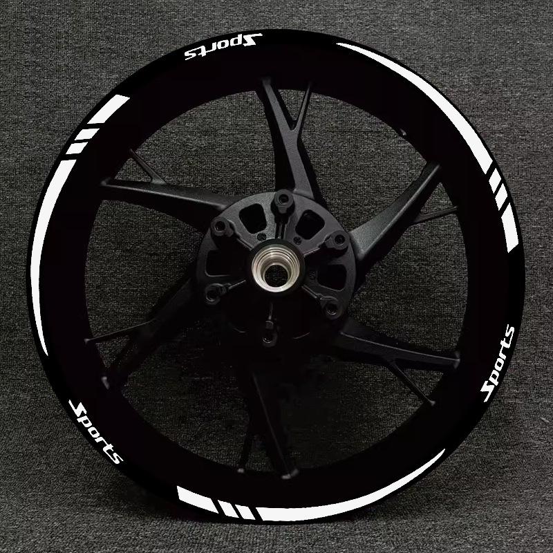 Reflective Sport Wheel Stickers for 18-21 Inch Car/Motorcycle Wheels (J100)