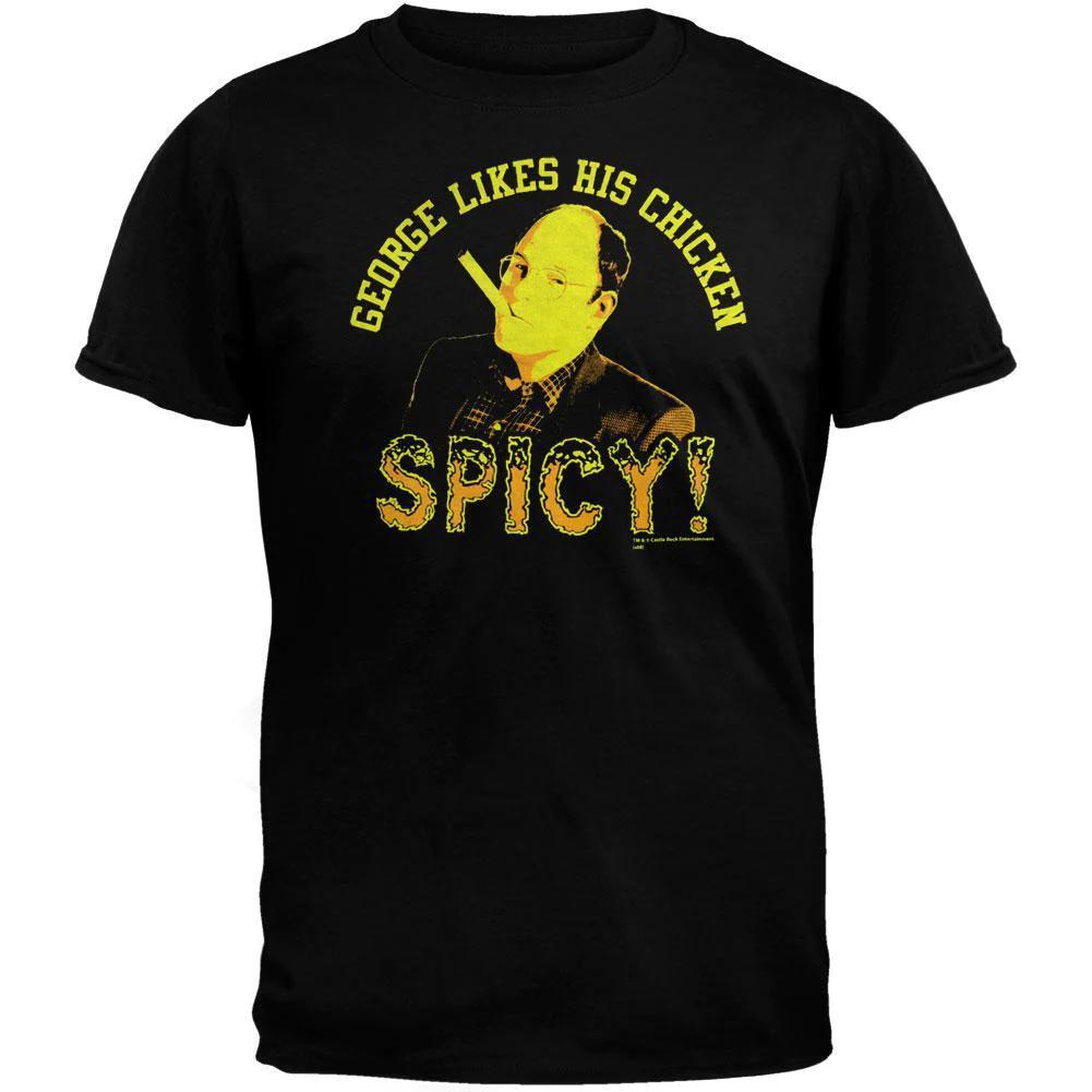 Seinfeld - George Spicy Chicken T-Shirt -George Costanza 2XL M