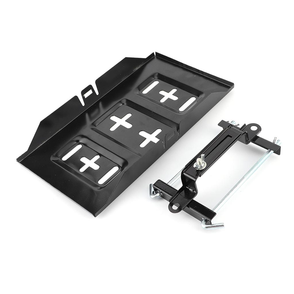 Storage Battery Holder Tray Mount Hold Down Clamp Bracket Kit Car Accessory19CM