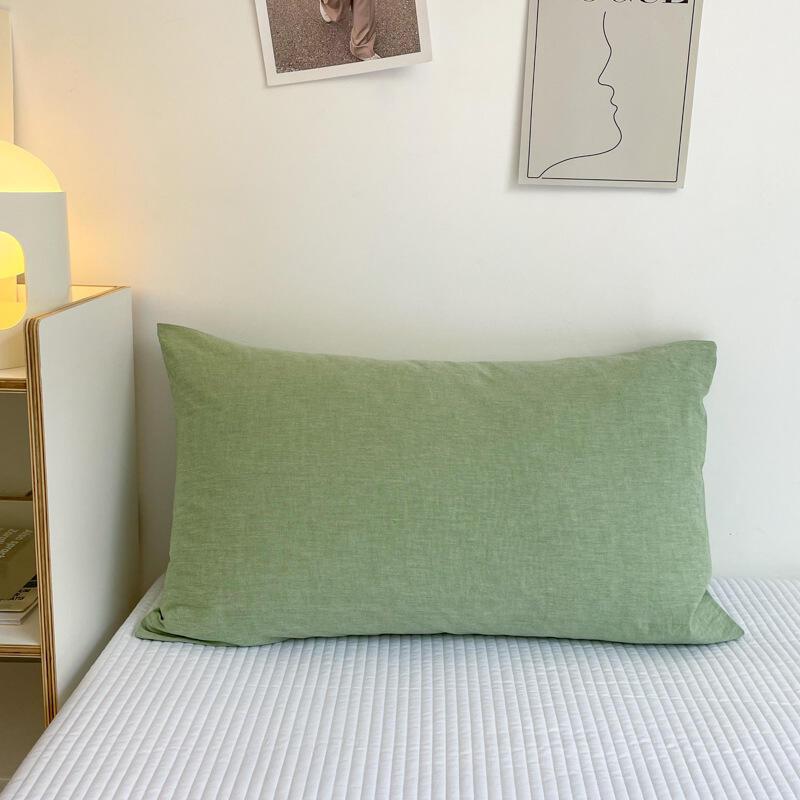 Coppia di federe in puro cotone con federa singola per cuscino in cuoio capelluto 48X74 cm (Senza nucleo del cuscino)