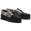 Timberland Sapatos Náuticos Autênticos Femininos de Nobuck Preto Prata A5NBC001