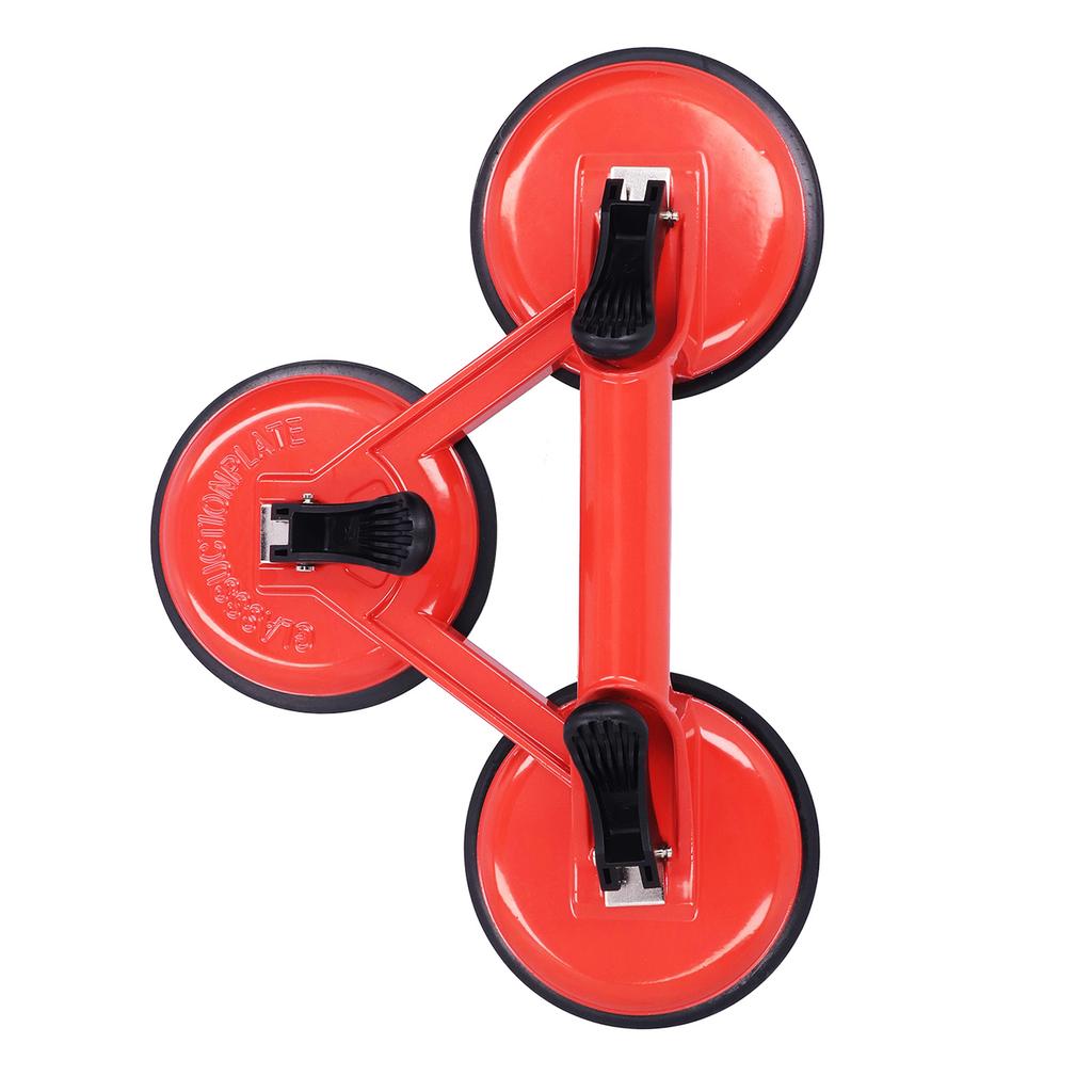 3 Tassen Glasheber Vakuumsaugnapf Aluminiumlegierung Fliesen-Saugnapfheber für Garten