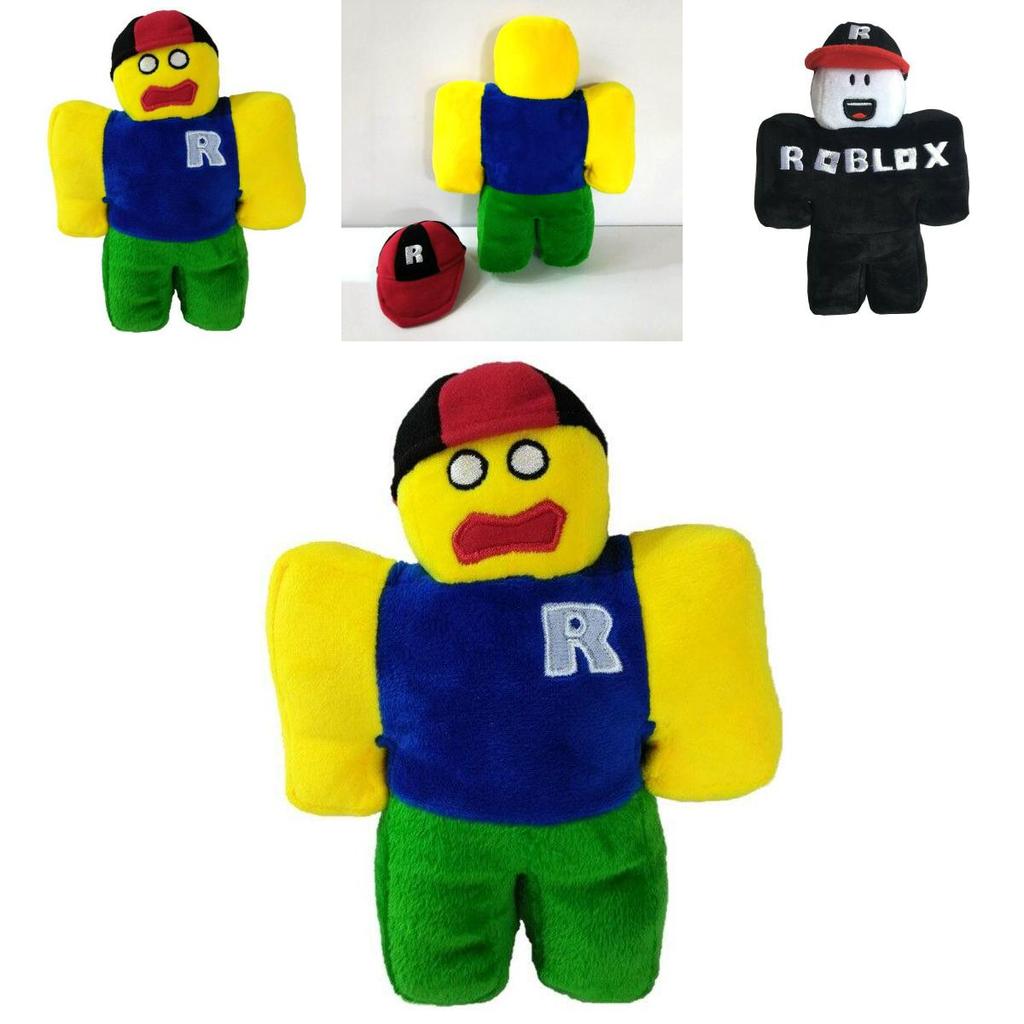 Nuevo Peluche Clásico de Roblox Muñeco de Peluche Suave con Sombrero de Roblox Removible para Niños Regalo de Navidad