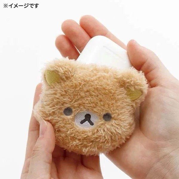 San-x Rilakkuma Fluffy Plush Coin Purse Earphone Pouch Kawaii Japanese Keychain Mini Wallet Cute Small For Girls Anime Lovers