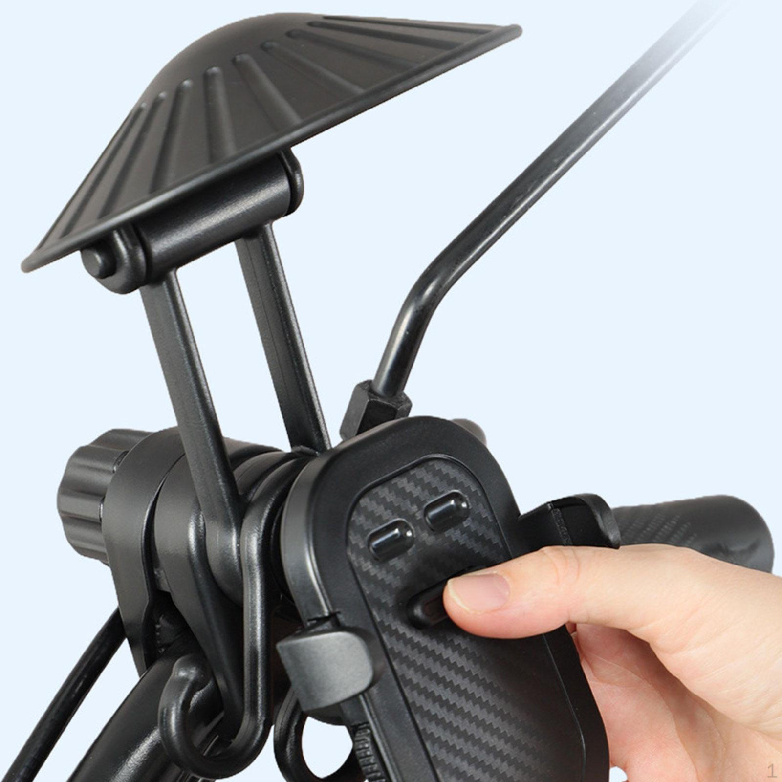

Phone Holder Bike Mount Practical Sturdy Degree Rotation Professional Easy to Install Portable