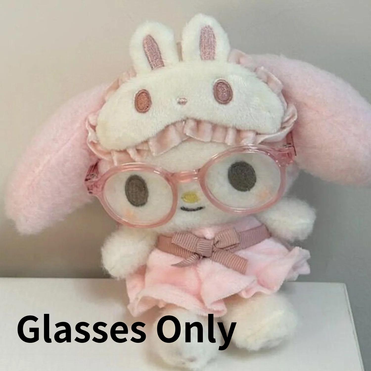 

Latest Cute Eye Mask Pajama Series My Melody Doll Keychain, Including Three Styles: 1 Glasses+Doll 2 Doll Only 3 Glasses Only