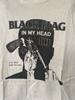 Vintage Black Flag in meinem Kopf Baumwolle Unisex Klassische Größe S-4XL T-Shirt VN2216 Unisex T-Shirt