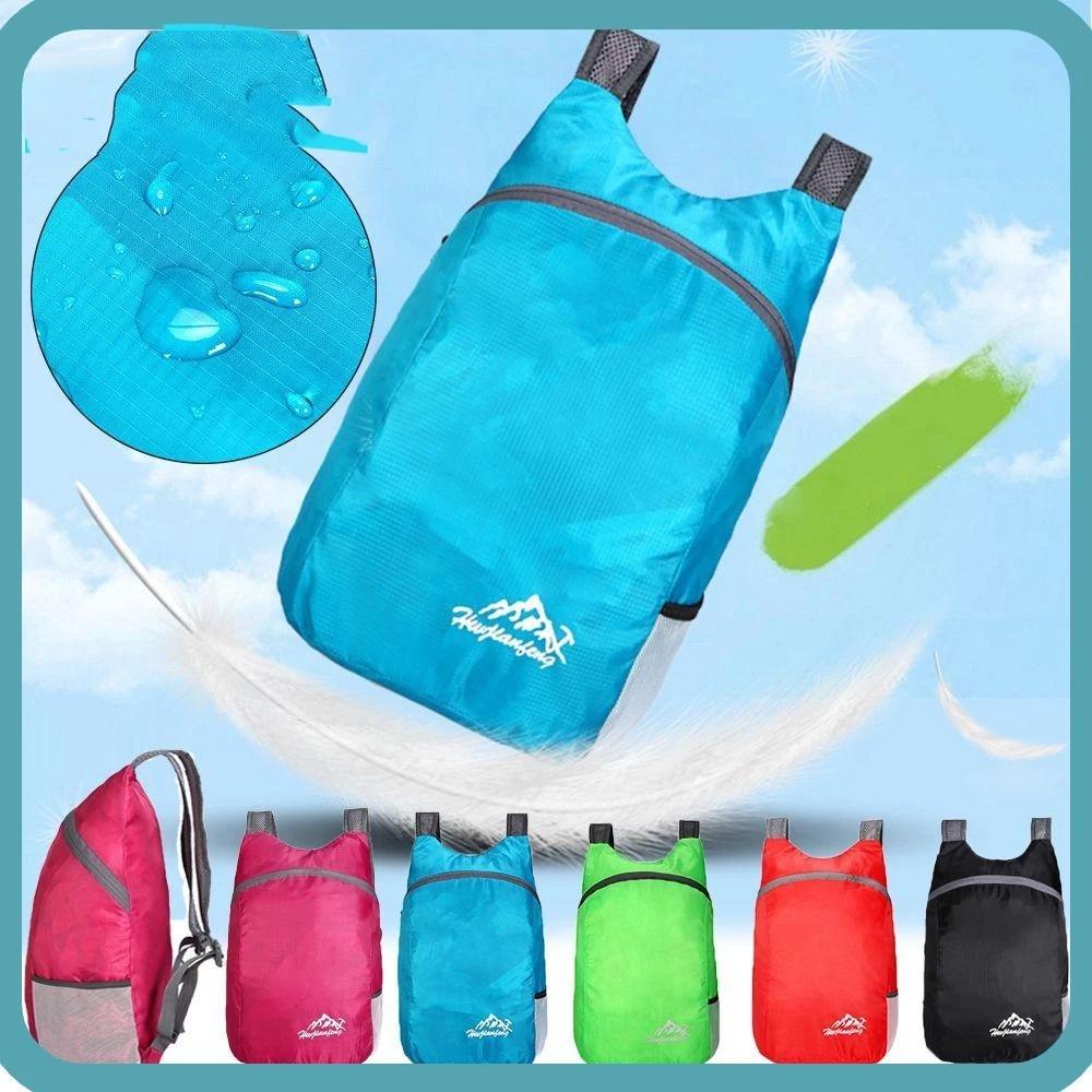 20L Unisex Lightweight Outdoor Backpack Portable Foldable Women Men Camping Hiking Travel Daypack Leisure Waterproof Sport Bag