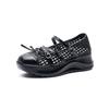 Woven hollow white shoes women's summer new Korean thick-soled muffin casual fashion versatile height-increasing shoes