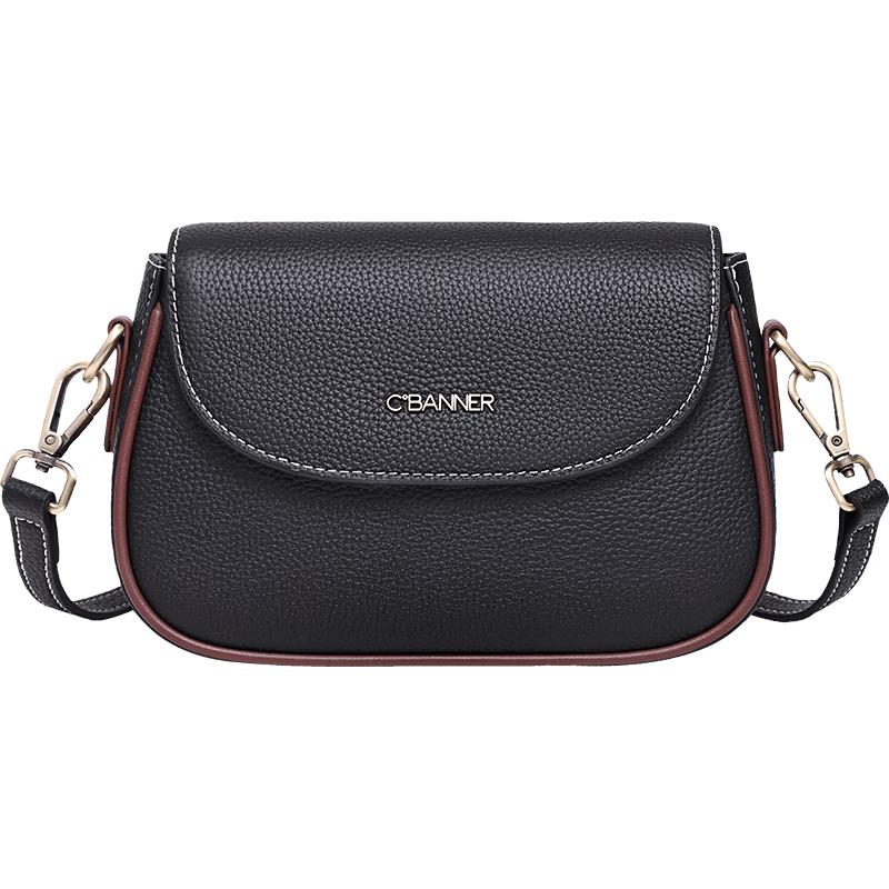 C.BANNER Top-Grain Cowhide Women's Shoulder Crossbody Bag