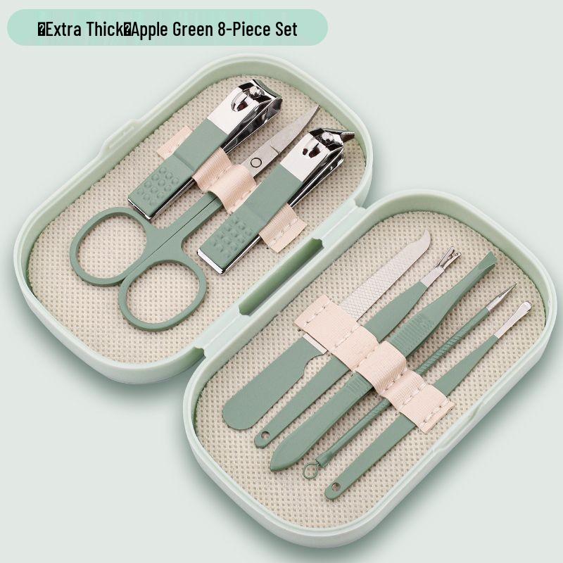 2025 Nail Care Set: 14-Piece Manicure Kit with Nail Clippers, Scissors, and Blackhead Needle