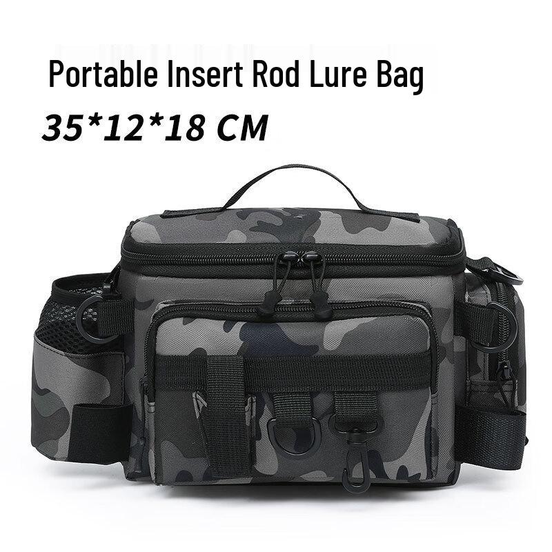 

MDNG Portable Multi-functional Lure Fishing Waist Bag with Rod Holder