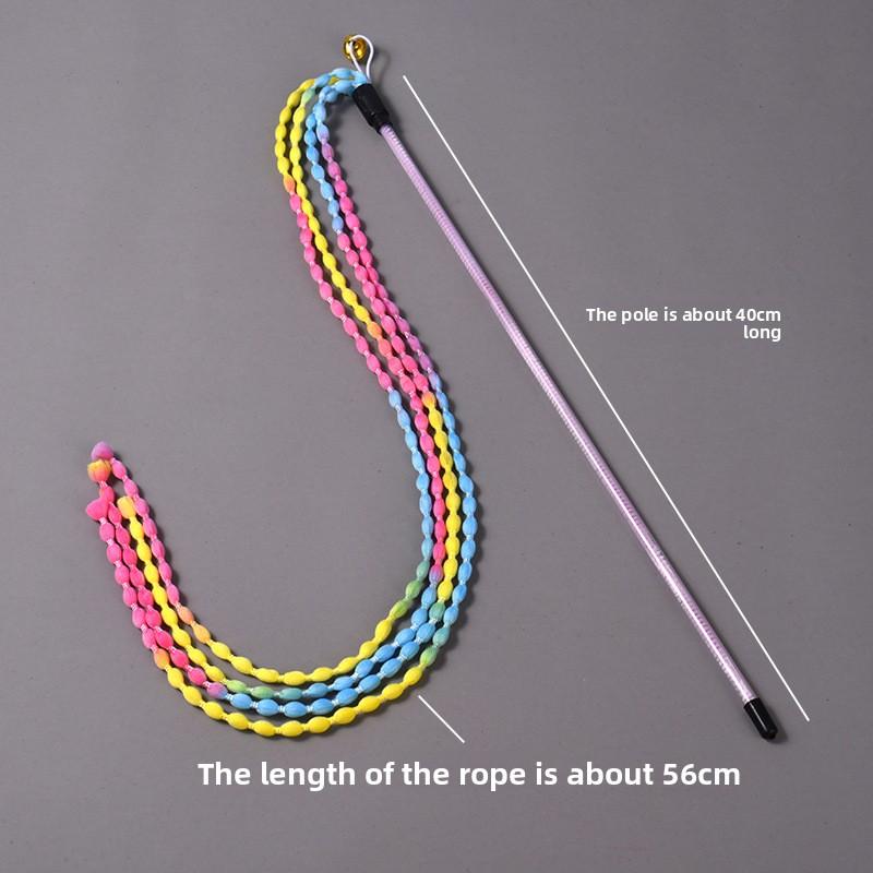 

Товары для питомцев, Игрушки для кошек, Колосья пшеницы и нитки с зернами, Игрушки для кошек, Интерактивная игра, Веселые и скучные игрушки для кошек розовый