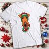 Airedale Christmas Tshirt Terrier Unisexs and Unisexs Tee MC