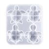 Four Turtles Plaster Silicone Molds Diy Heart Star Texture Shell Ornaments Epoxy Resin Mould Scented Animal Candle Soap Mold