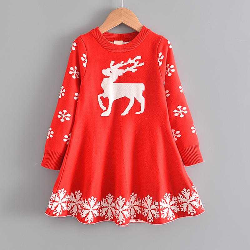 YUBAOBEI Ragazze Abbigliamento natalizio 2019 Nuovi bambini maglia a  maniche lunghe Maglione Abito Inverno Addensare Maglione Natale Ragazze  Vestito acquista in modo economico — spedizione gratuita, recensioni reali  con foto — Joom