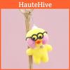 Adorable Hyaluronic Acid Duck Plush Toy Cute Mini Yellow Duck Bag Charm