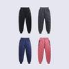 Pantalones de algodón para niños, pantalones de invierno gruesos para niños, pantalones cálidos de algodón y lana de cordero, pantalones casuales de felpa para niños