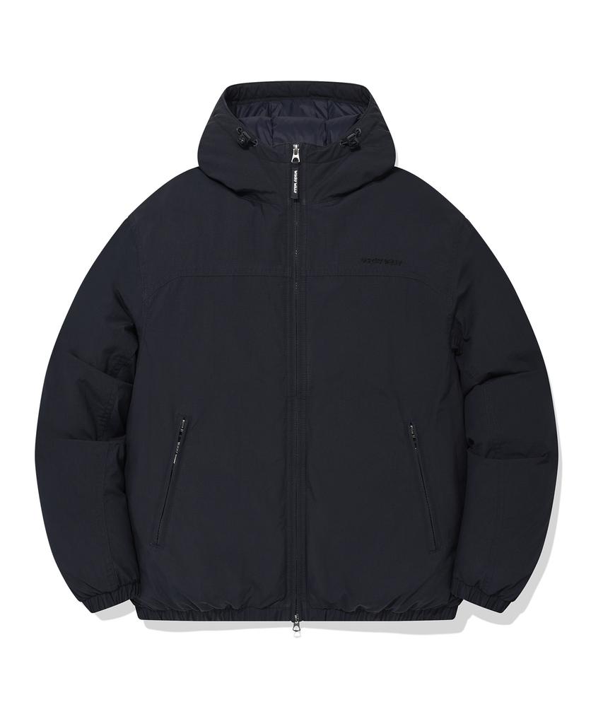 Wacky Willy Washed Down Short Puffer Navy