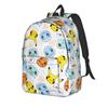 Cute Monsters Cartoon Backpack for Men Women Fashion High School Business Daypack Pokemoned  Laptop Computer Shoulder Bag