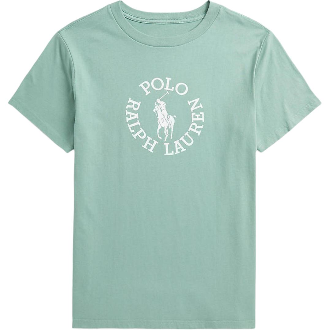 

Детская футболка Polo Ralph Lauren с принтом букв, круглым вырезом, коротким рукавом, из хлопка, топы 323907297-003 XL