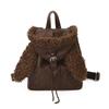 Schoolbag1011 New Rabbit Ears Lamb Wool Backpack Women's High Value Commuter Retro Student Schoolbag Going Out Small Backpack