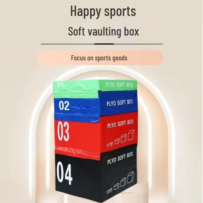 Junshi Kids' 4-Level Soft Vaulting Box Set