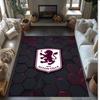 Aston Villa Football Soccer Football Pattern Soft Area Rug Non Slip Indoor Floor Carpet Sports Decor Mat for Bedroom