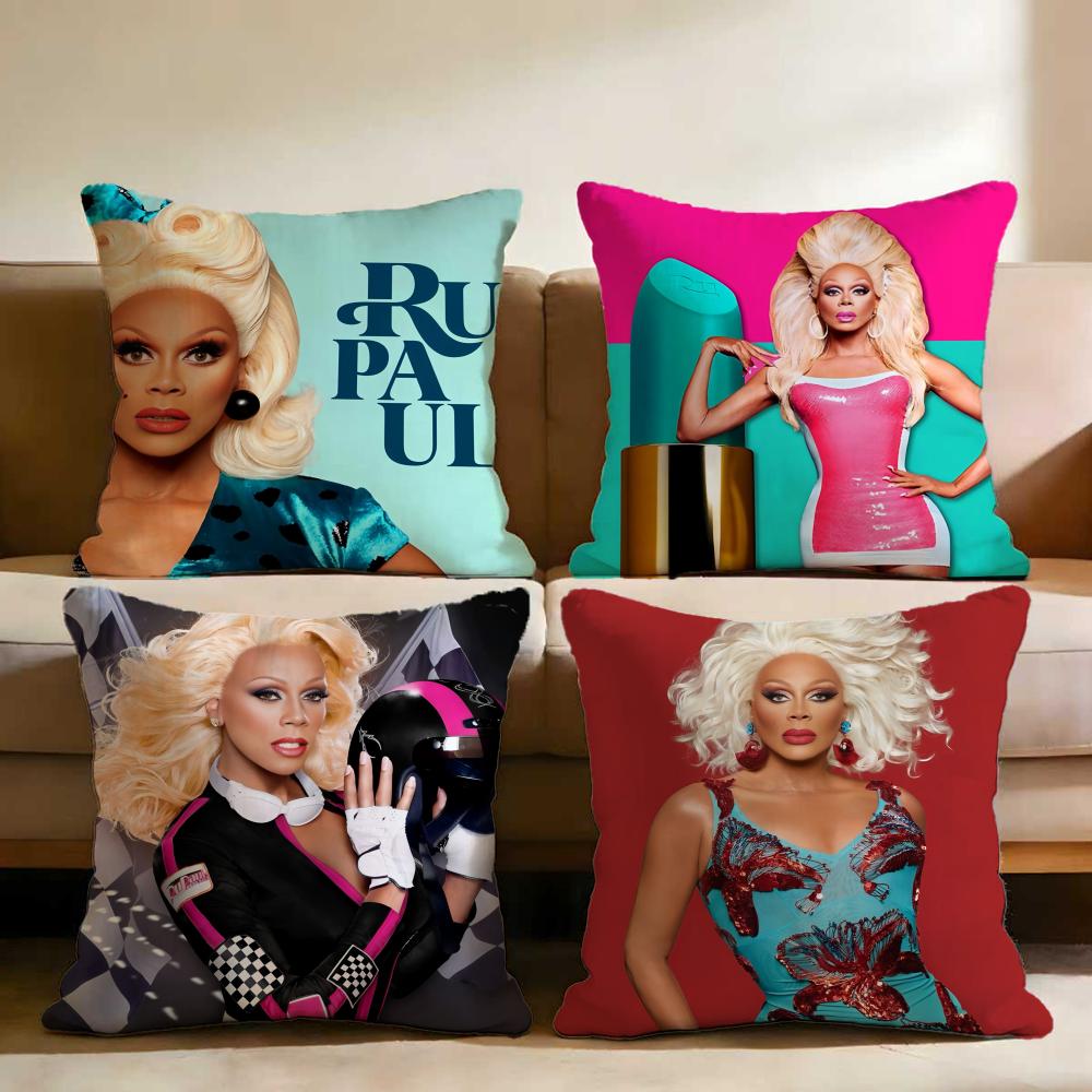 Singer R-RuPaul Cushion Cover Multi-Scene Pillow Cover for Home & Car - Reversible, Soft & Durable for Daily Use