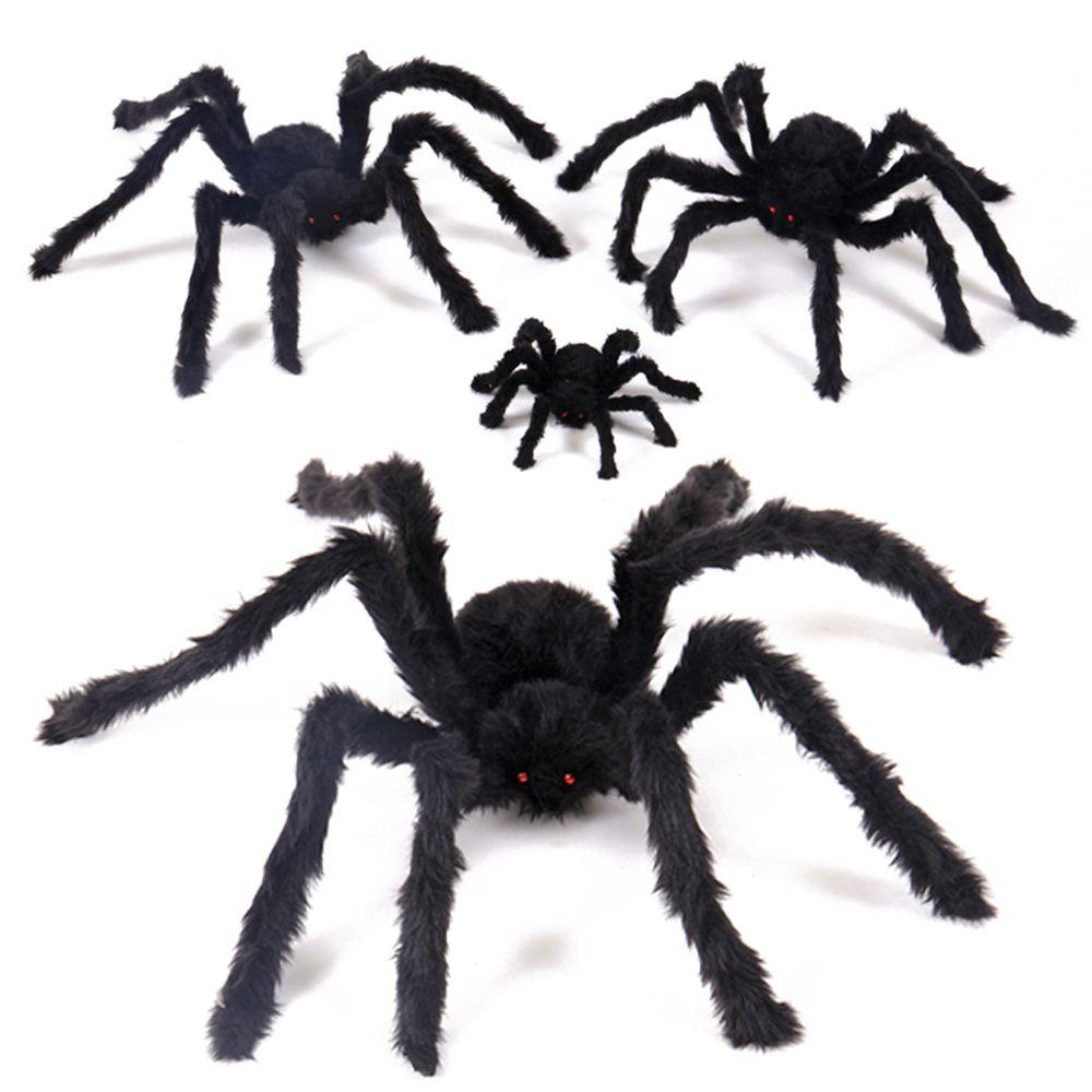 Horror Atmosphere Party Supplies Bar Ornament Halloween Decoration Haunted House Black Plush Spider