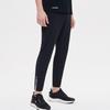 Fila Solid Color Fitness Woven Straight Leg Sports Pants Men Bottoms Deep-Black A11M321805ABK