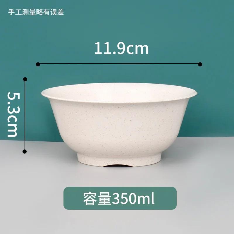 25PCS Disposable Rice Husk Bowl Thickened and Hard Food Grade Biodegradable Household Rice Bowl