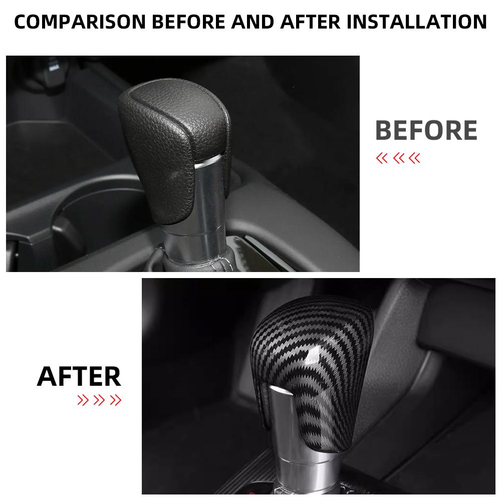 For Honda HR-V HRV XR-V XRV Vezel 2025 2025 2025 2025 Gear Shift Knob Sticker Decoration Cover Trim Protector Accessories