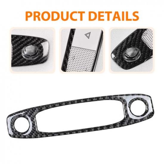 Carbon Fiber Front Reading Light Panel Cover Trim For Tesla Model 3 Y 2017-